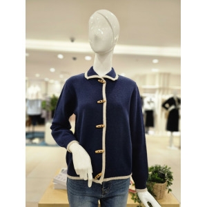 포커스 우드버튼 카라 가디건 FW3K7KC03472