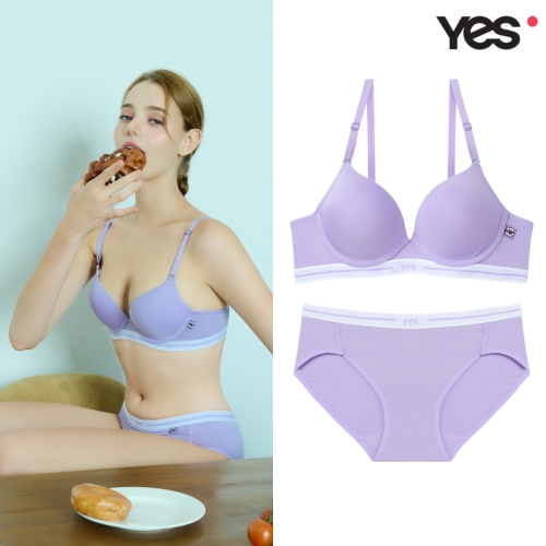 YES 도넛박스 바이올렛 삼각팬티 세트_YSWBZ813YSWPZ813