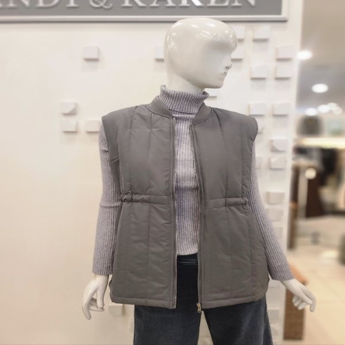 에이렌 ayren 앤디앤카렌 시보리 세로줄 패딩 RM6VT205