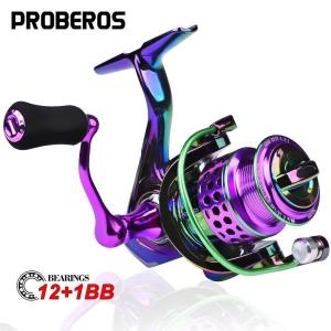 시마노 PRO 낚시릴 BEROS 브랜드 2000-4000 5.21 15Kg 금속 낚시 릴 CNC 로커 드래그 시스템 최대 파워 13 + ..