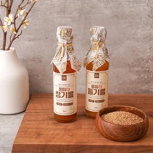 자연맛남 순수 통들깨 저온압착 풍미 들기름 180ml 2병