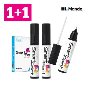 현대  쏘나타 DN8 W6H 세레니티화이트펄 페인트 붓펜 자동차 카 도색 차량용 +투명 Mando