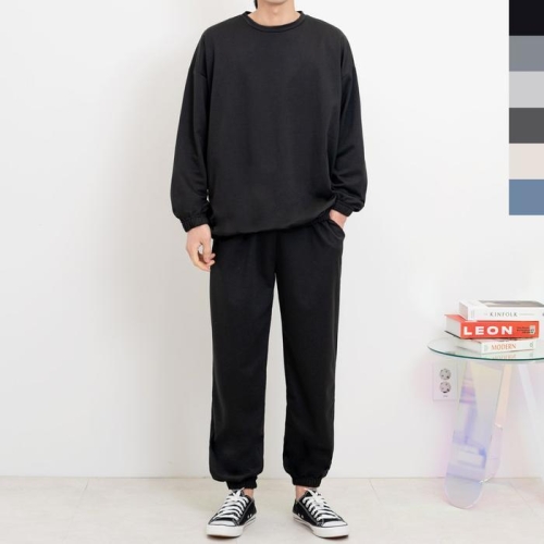 셀러허브 유니섹스 GQQ M780_M880 남자밴드맨투맨조거세트