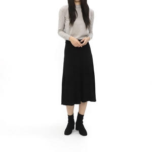 홀릭 HSC015 여자 니트스커트 A라인 치마 하객룩