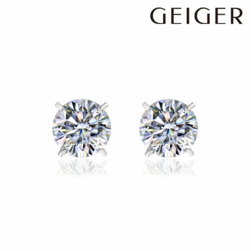 가이거  14K 베이직 5부 모이사나이트 귀걸이 GI14EE507