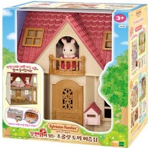 우편함이 있는 초콜릿토끼 이층집 (5755)