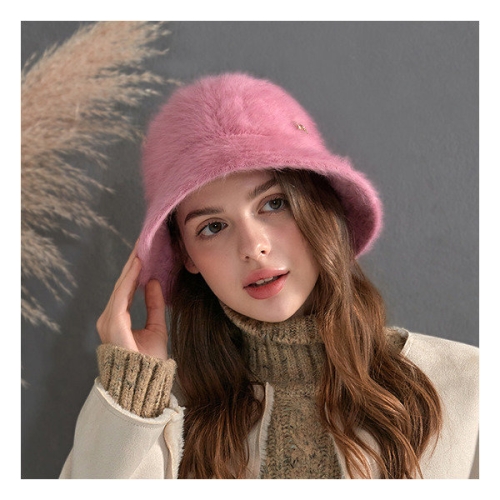 마스케라 유키 Yuki 앙고라 버킷햇