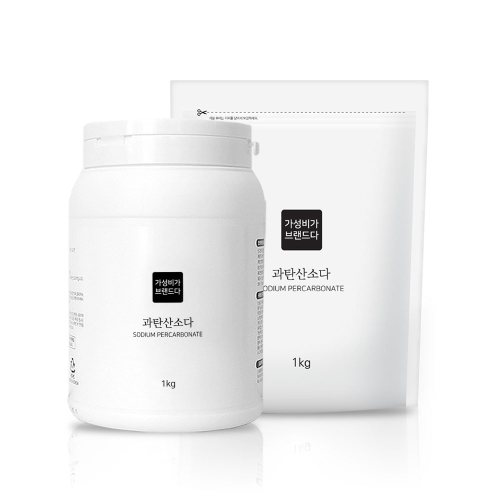 가성비가 브랜드다 과탄산소다 표백제 본품1kg+리필1kg