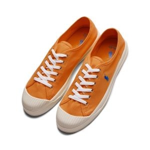 폴로 남성 여성 운동화 스니커즈 신발 랄프 로렌 에센스 100 캔버스 캡 토 오렌지 ESSENCE 100-SNEAKERS