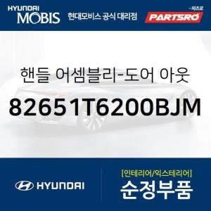 제네시스  현대모비스 뒷문 외부 손잡이 외캐치 도어캐치 운전석쪽 82651T6200BJM GV70 현대모비스부품몰