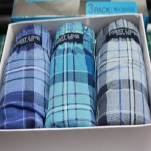 갱수네남성맥시미디퍼스트브리프복불복3매삼각색상무늬랜덤순면 빤쭈110호까지