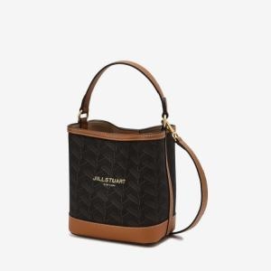 질스튜어트 뉴욕 로젤라칠링 브라운 로젤라 칠링 패턴 가죽 콤비 버킷백 S_JABA4E356 W2