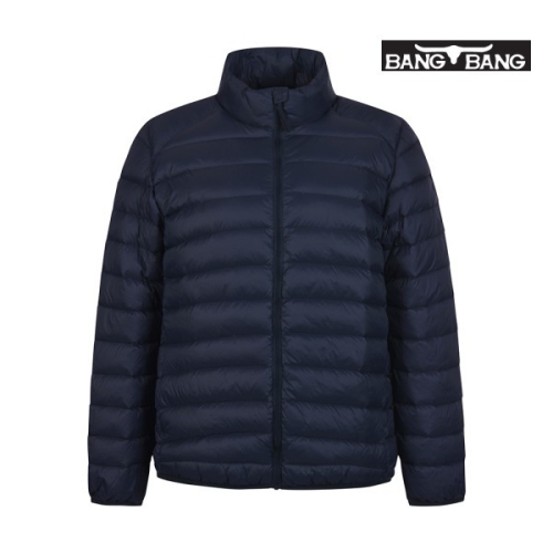 뱅뱅 공용 초경량 구스다운 패딩점퍼_네이비블루_NUD80669