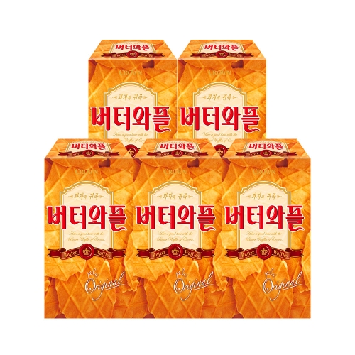 크라운제과  제과 버터와플