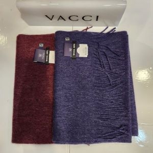 바찌 남성겨울따뜻하고포근한롱울100% 고급소재 밝은네이비 와인색솔리드머플러VM1M4BR116N0