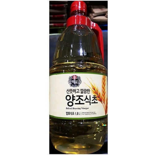 백설 사과 식초 1.8L X8