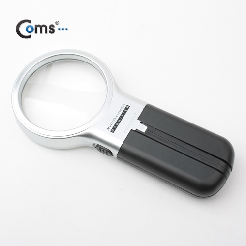 Coms 3배율 2LED 스탠드형 확대경 돋보기 3X 각도조절 / BE356