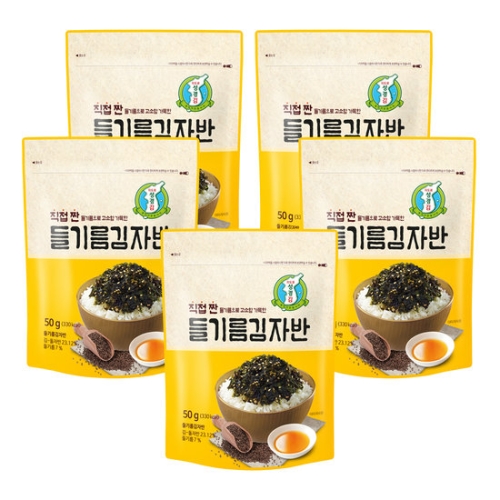 성경식품 지도표성경김 직접 짠 들기름 김자반 50g