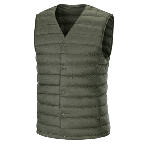 데피 VQC DW931-KK 다운 보카시 브이넥 조끼