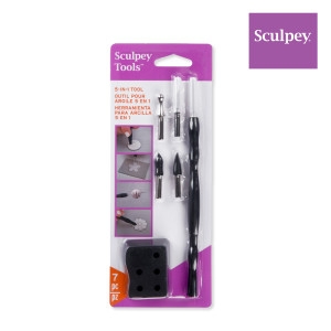 피모나라  스컬피 Sculpey  5in1 툴 키트  폴리머클레이 모델링툴/피모/FIMO
