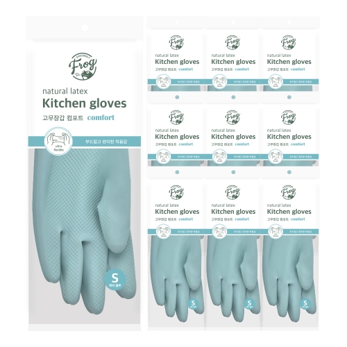 FROG  라텍스 컴포트 고무장갑 (중)