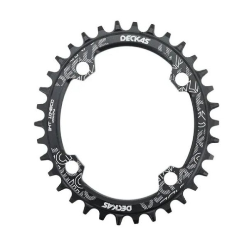 스프라켓 크랭크 Deckas-타원형 체인링 104BCD 시마노 MTB 용 체인 링 32t 34 36 38T 초경량 톱니 플..