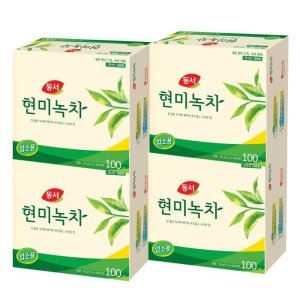 동서식품  현미녹차 업소용 티백 1.3g 100티백