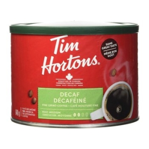 팀홀튼  프리미엄 인스턴트 파인 그라인드 커피 디카페인 640g