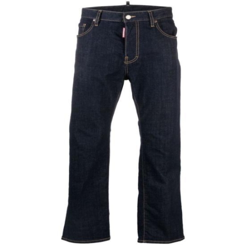 디스퀘어드2 데님 스트레이트 팬츠 S74LB1421 S30664 470 BLUE