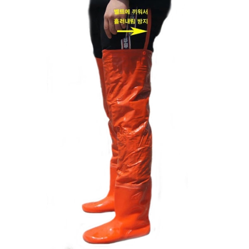 에이스 물장화 모내기 갯벌 해루질 낚시 농사용 작업용 허벅지 장화