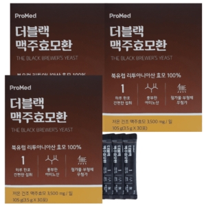 프로메드 더블랙 맥주효모환 3.5g 30포