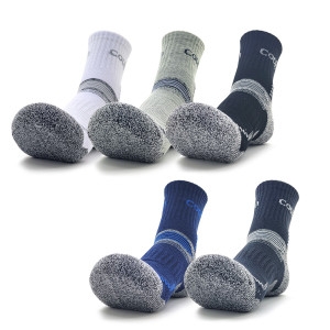 SMP스포츠 남성용/이중바닥 쿨론 등산양말 단목 6켤레 / 스포츠 두꺼운 기능성 쿠션 작업 겨울 국산100