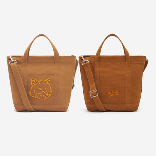 메종키츠네 남녀공용 볼드 폭스해드 미니 토트백_LW05103