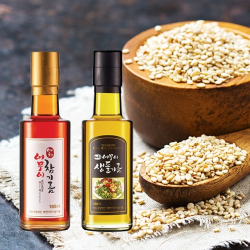 예천어무이참기름 생들기름 180ml