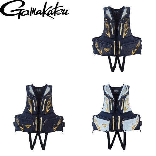 가마가츠  GM2194 바다 낚시 조끼 L 라지