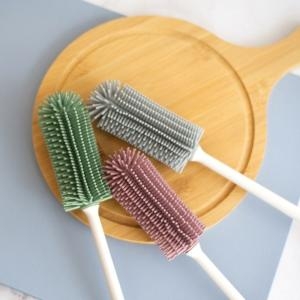 파스텔 실리콘 병 세척솔_3color