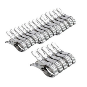 스텐레스  이불 양말 빨래 대형 집게 20개