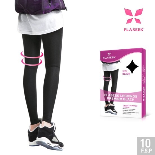 플레시크 압박레깅스 프리미엄 블랙