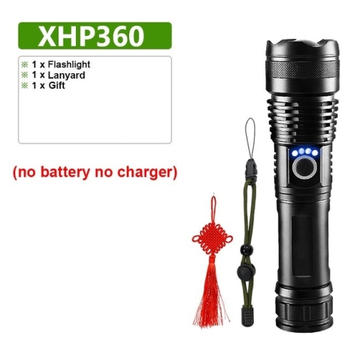 슈퍼  600W 울트라 강력한 Led 손전등 전술 토치 Usb 충전식 플래시 라이트 18650 XHP360 캠핑 랜턴 방수 핸드 ..