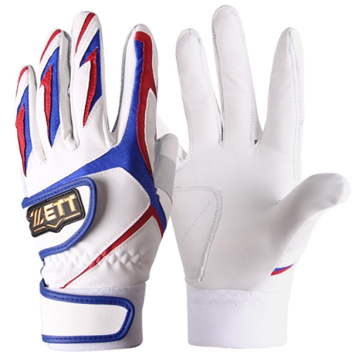 제트  BGK-342 배팅장갑 백+청+적 S