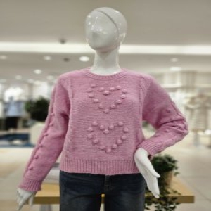 포커스 하트 폼폼니트 FW3K7KT03676