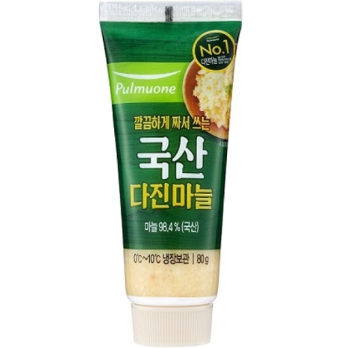 풀무원 국산 다진마늘 80g