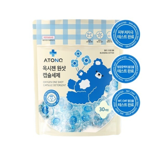 라오가닉 아토오투 옥시젠 원샷 캡슐세제 30개입