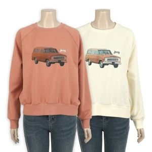 JEEP 유니 여성전용 왜고니어 CAR 그래픽 맨투맨 JP1TSF847