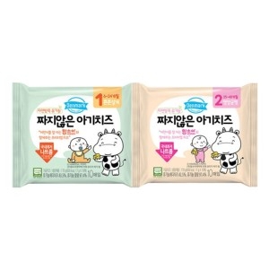 덴마크 짜지않은 아기치즈 170g 10매입 10개
