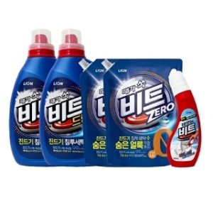 비트 제로 액체세제 드럼용 파우치 2.L x2 + 바르는 220ml