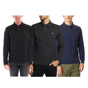 폴로랄프로렌 남성 긴팔 피케 카라티 셔츠 3종