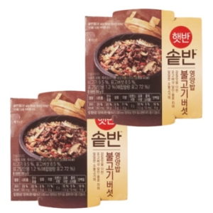 CJ제일제당  햇반 솥반 불고기버섯영양밥 200g
