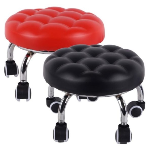 U2P  등받이 앉은뱅이 바퀴 청소 작업 의자