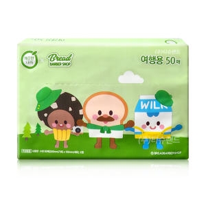 깨끗한나라 브레드이발소 여행용 티슈 50매